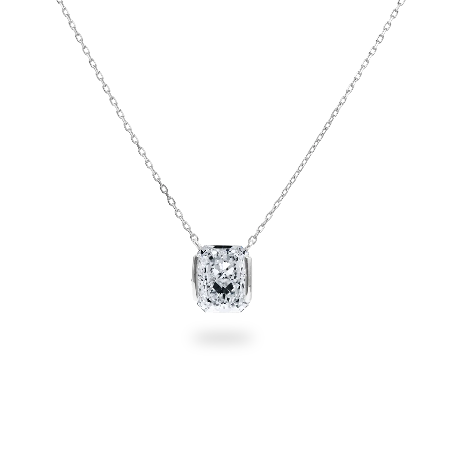 Facet 1ct Radiant Necklace