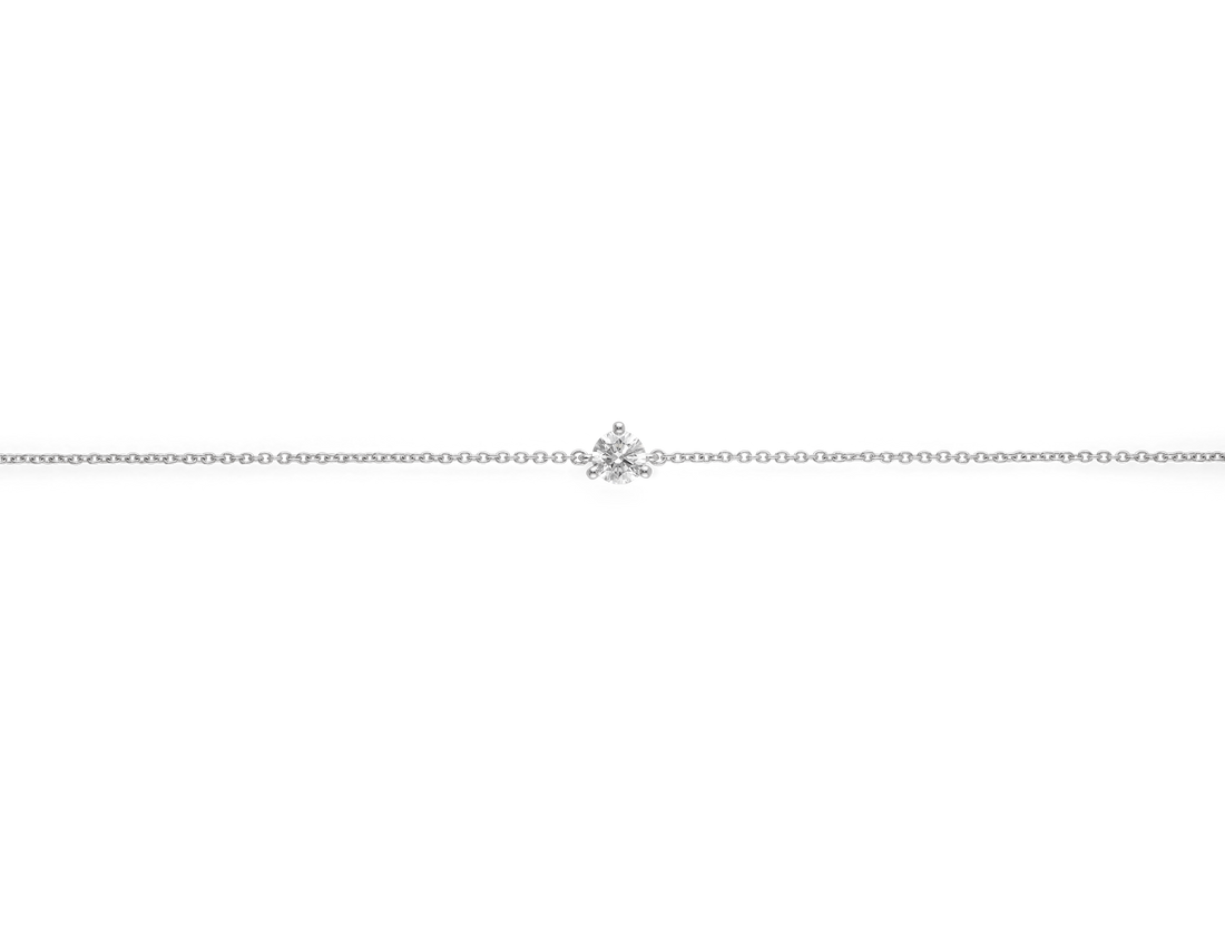 Lab-Grown Diamond ¼ct. Mini Round Brilliant Bracelet | White