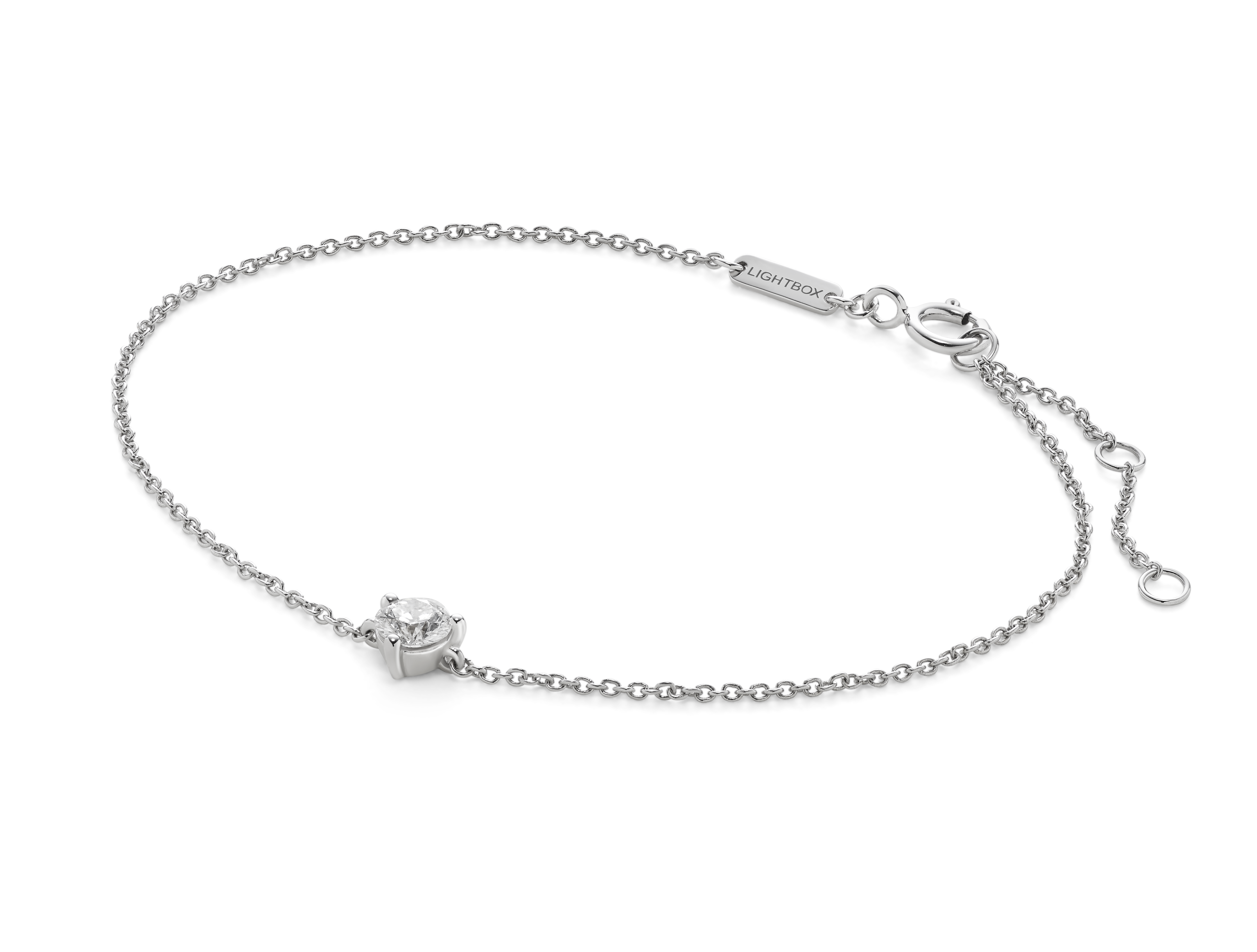Lab-Grown Diamond ¼ct. Mini Round Brilliant Bracelet | White