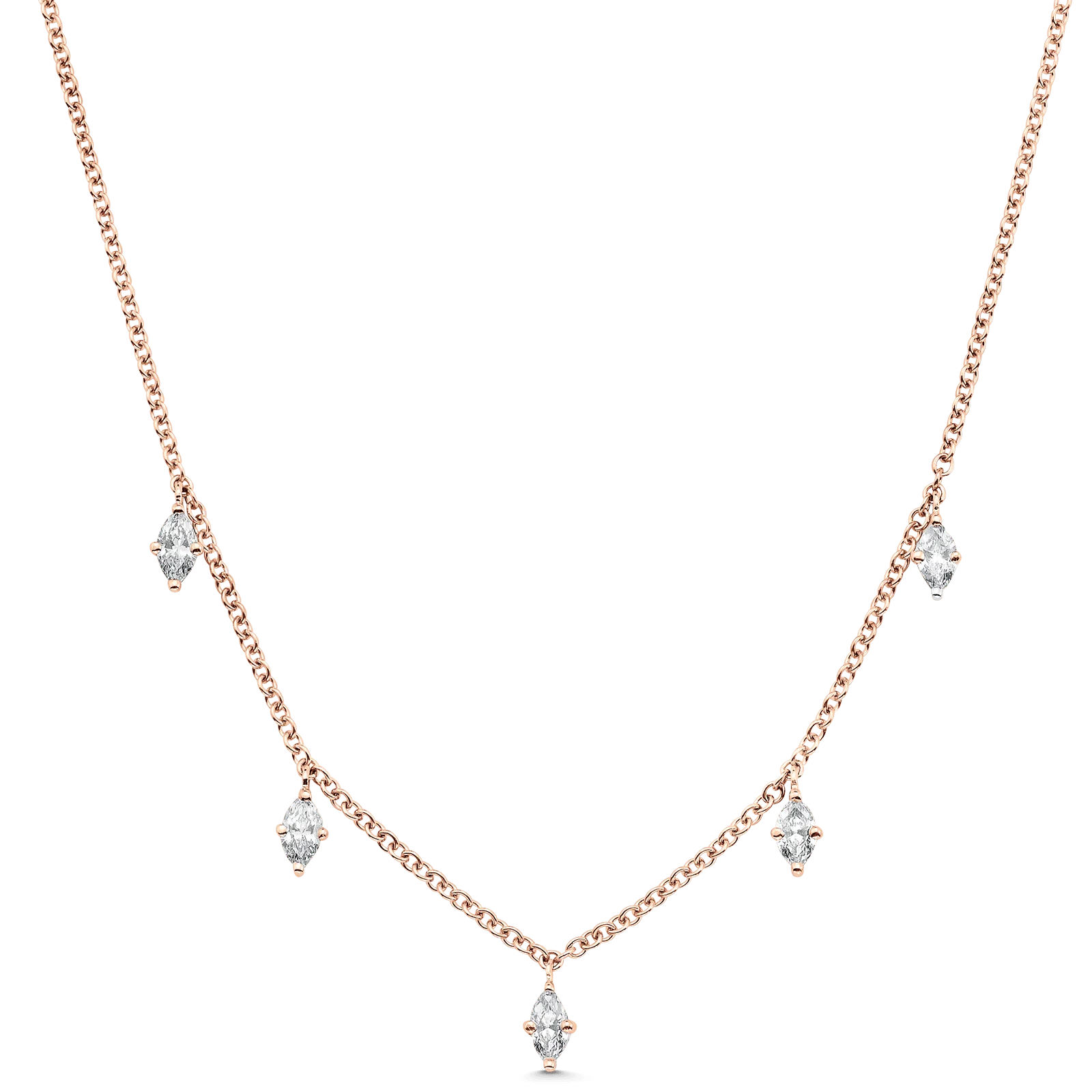 Dujour Marquise Diamond Necklace