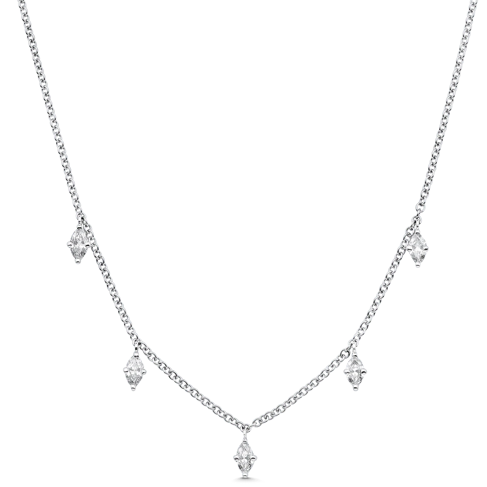 Dujour Marquise Diamond Necklace
