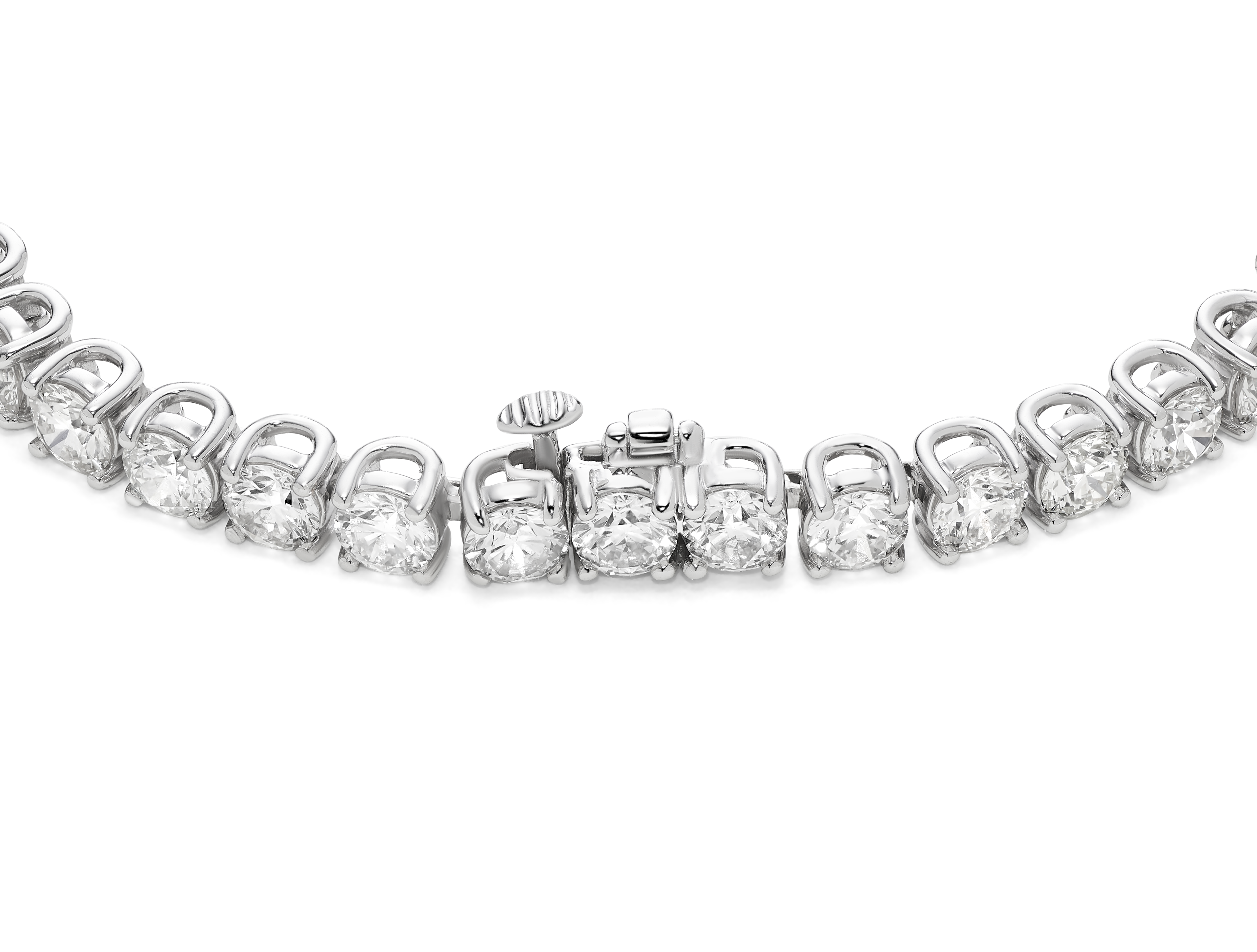 Lab-Grown Diamond Large Tennis Bracelet - G/H color, 7" length | White