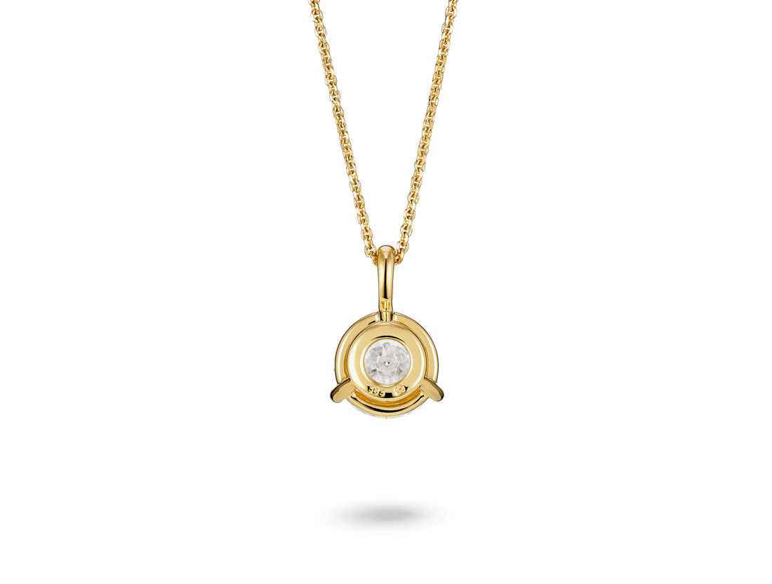 Lab-Grown Diamond 2ct. Round Brilliant Solitaire Bale Pendant | White