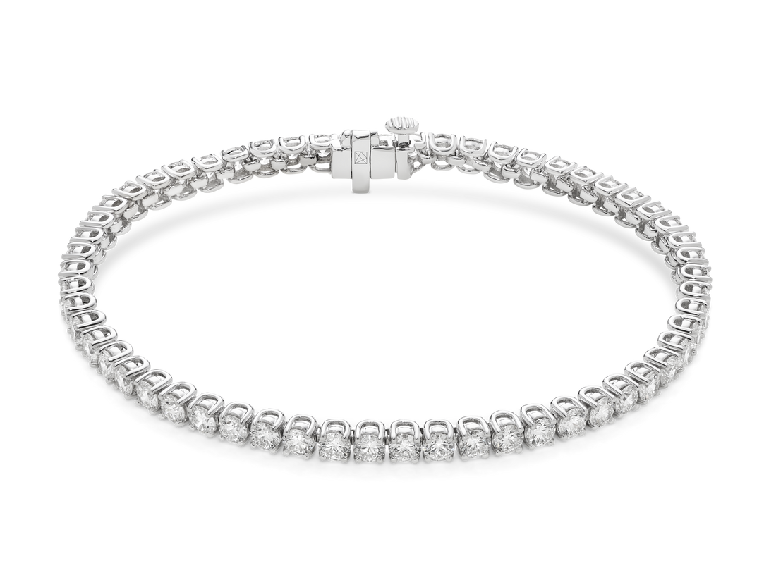 Lab-Grown Diamond Small Tennis Bracelet - G/H color, 7" length | White