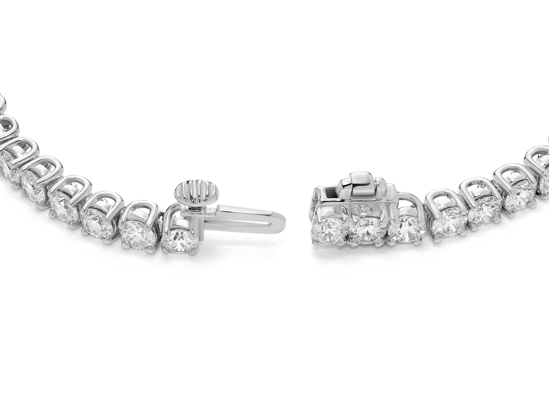 Lab-Grown Diamond Small Tennis Bracelet - G/H color, 7" length | White