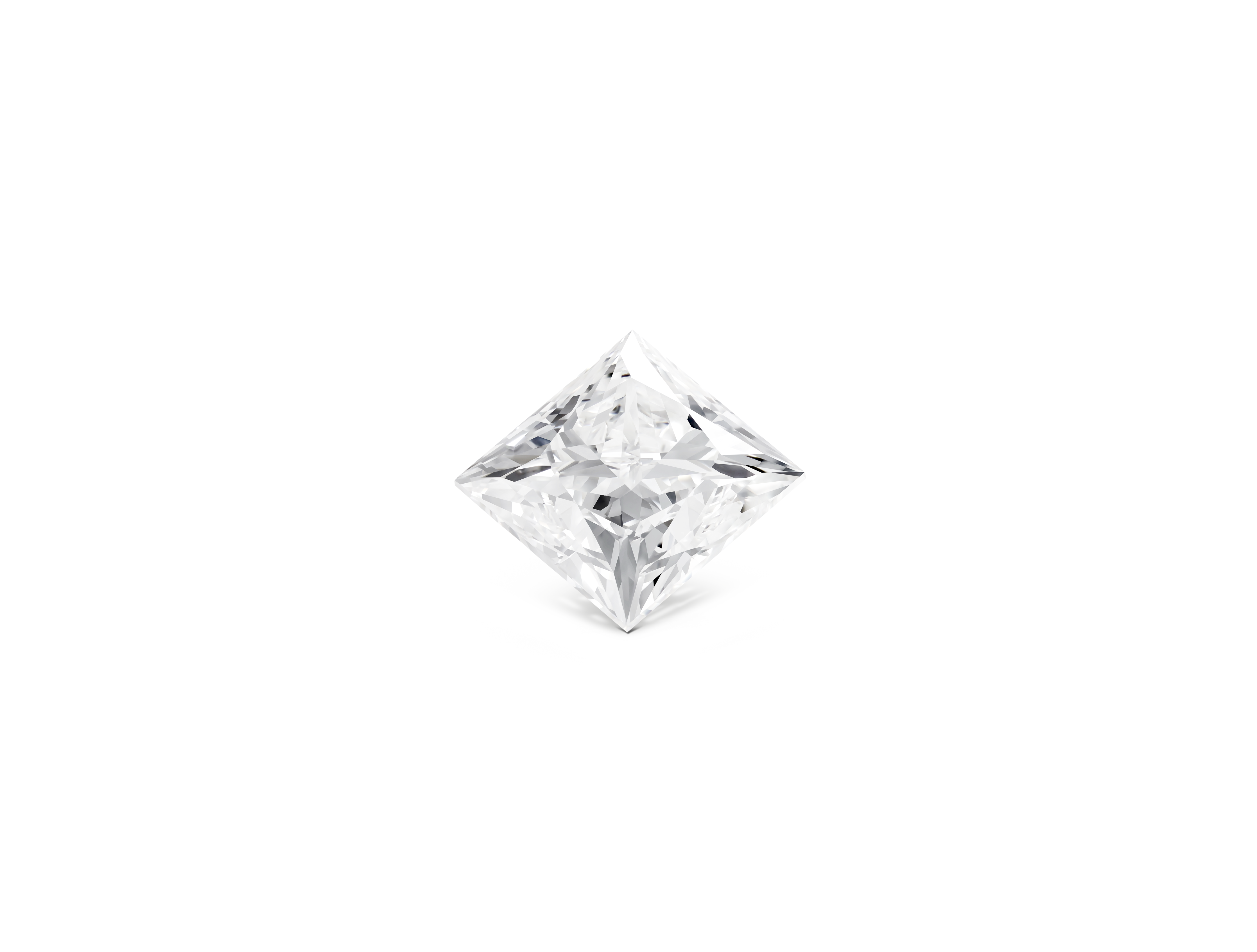Finest Lab-Grown Loose 2ct. Princess Cut Diamond | White