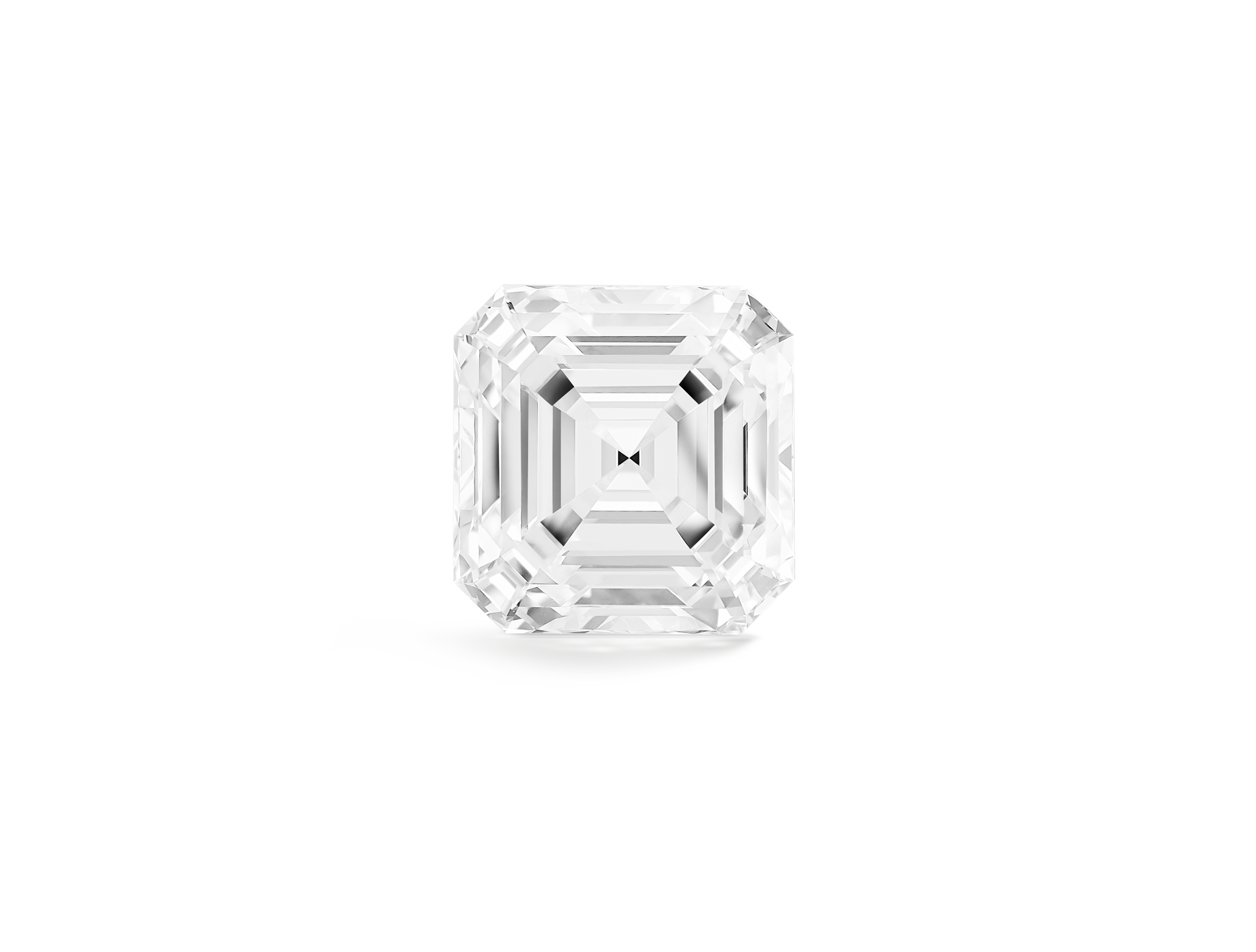 Lab-Grown Loose 3ct. Asscher Cut Diamond | White