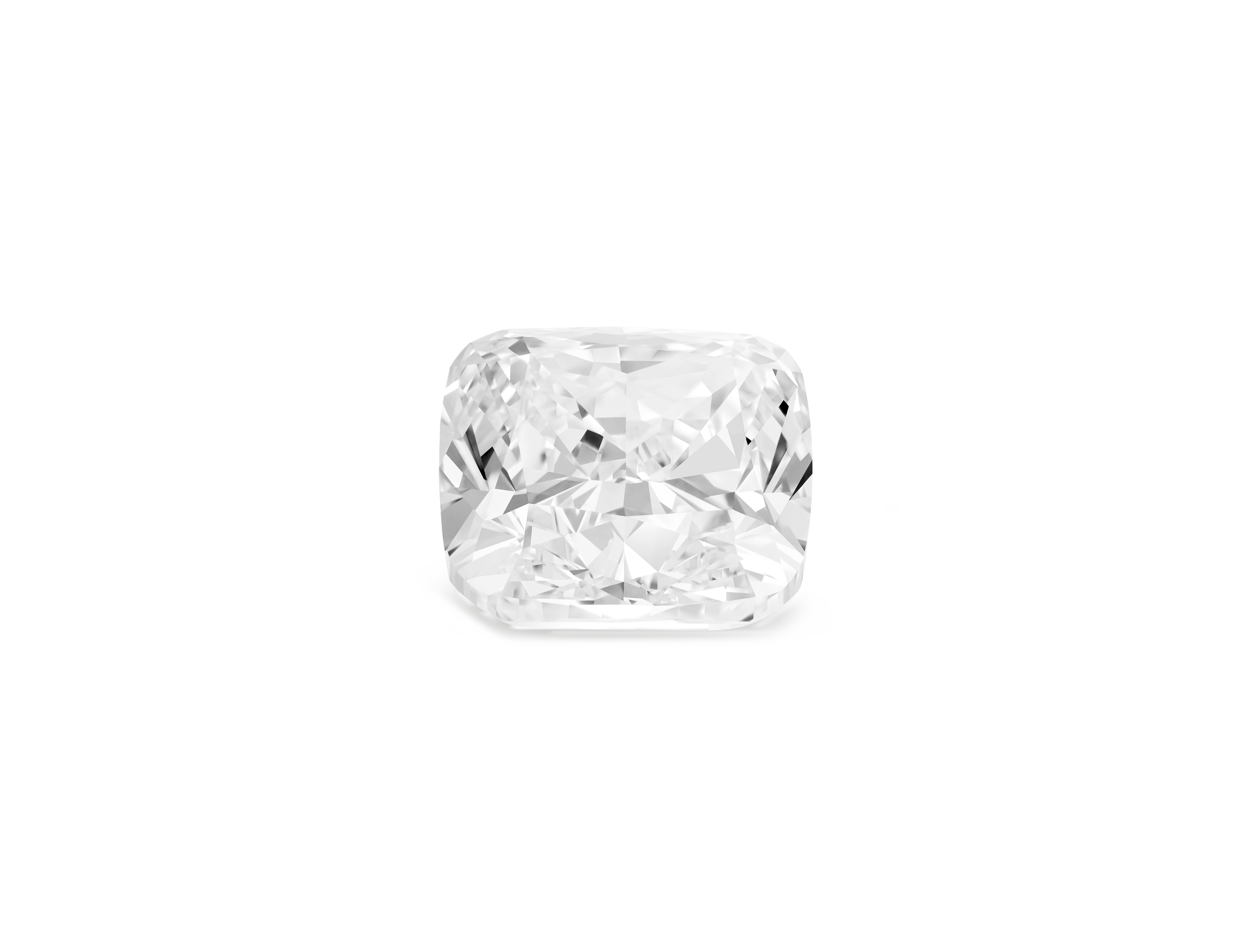 Finest Lab-Grown Loose 2ct. Cushion Cut Diamond | White