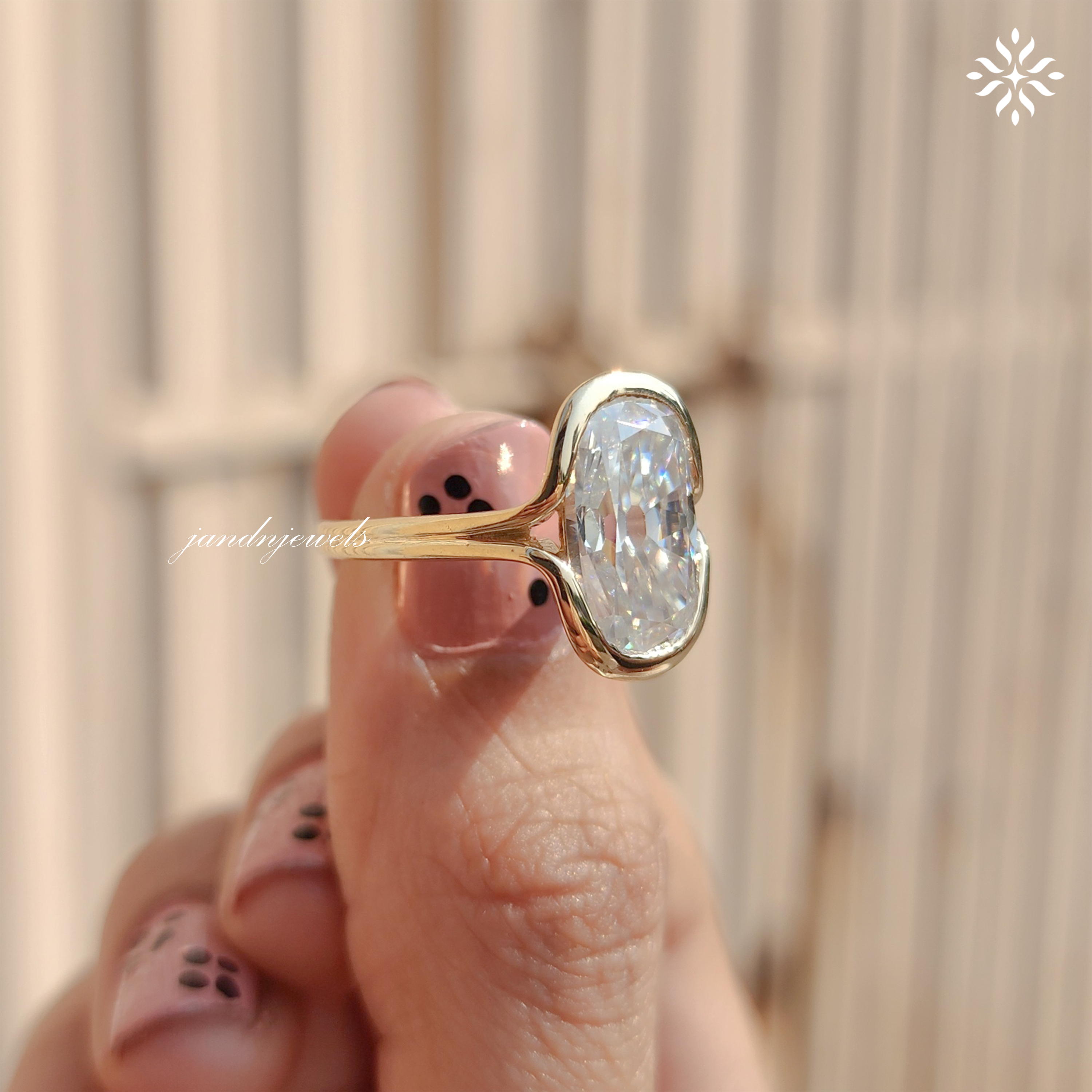 5CT Elongated Old Mine Cushion Cut Moissanite Ring Antique Cushion Diamond Ring 14K Solid Gold Ring Vintage Style Ring