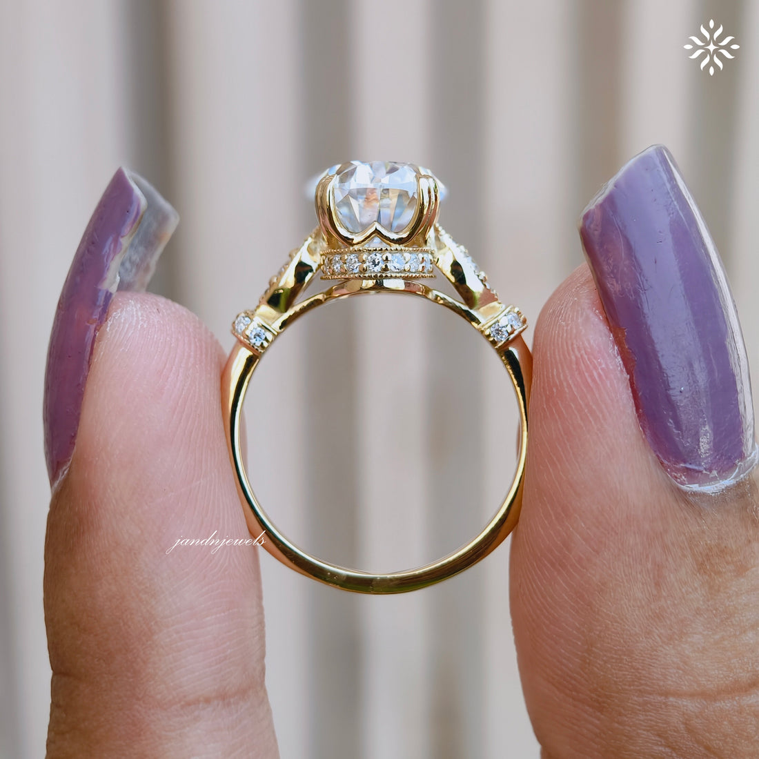 2.5CT Gorgeous Oval Cut Moissanite Engagement Ring Hidden Halo Ring 14K Gold Marquise Accent Wedding Ring for Her Vintage Filigree Ring