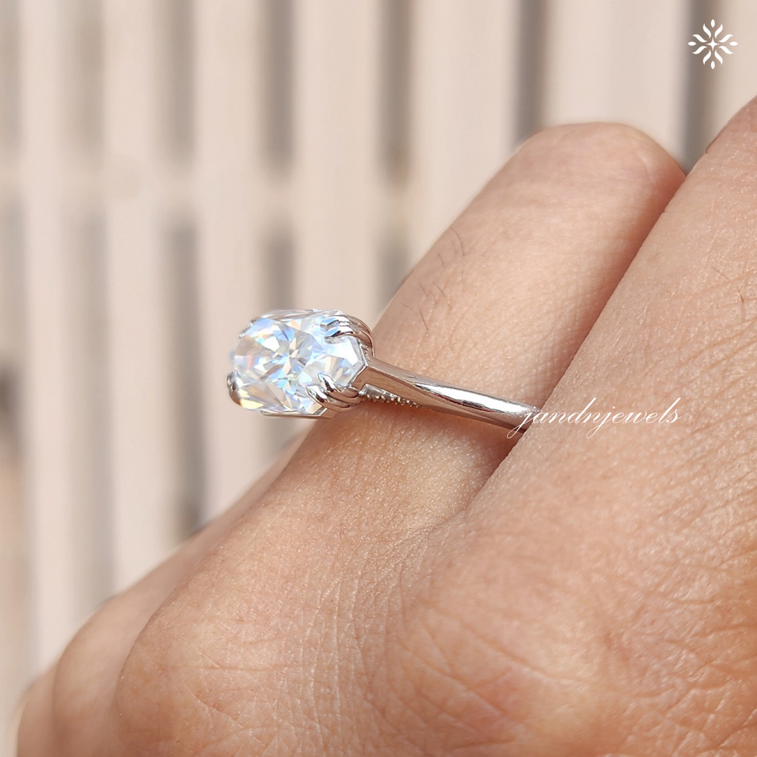 3CT Dutch Marquise Moissanite Ring 14K Gold Engagement Ring East West Dutch Marquise Ring Hidden Halo Ring Double Claw Prong Ring for Her