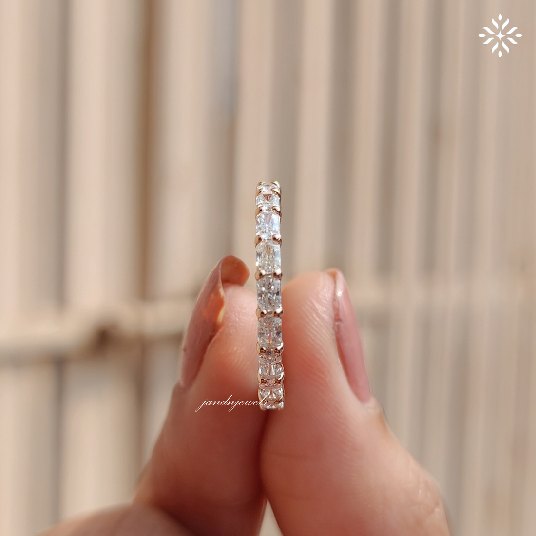 3.5CT Radiant Cut Moissanite Engagement Ring Set Bezel Set Ring 14K Rose Gold Ring Wedding Ring Set Anniversary Ring