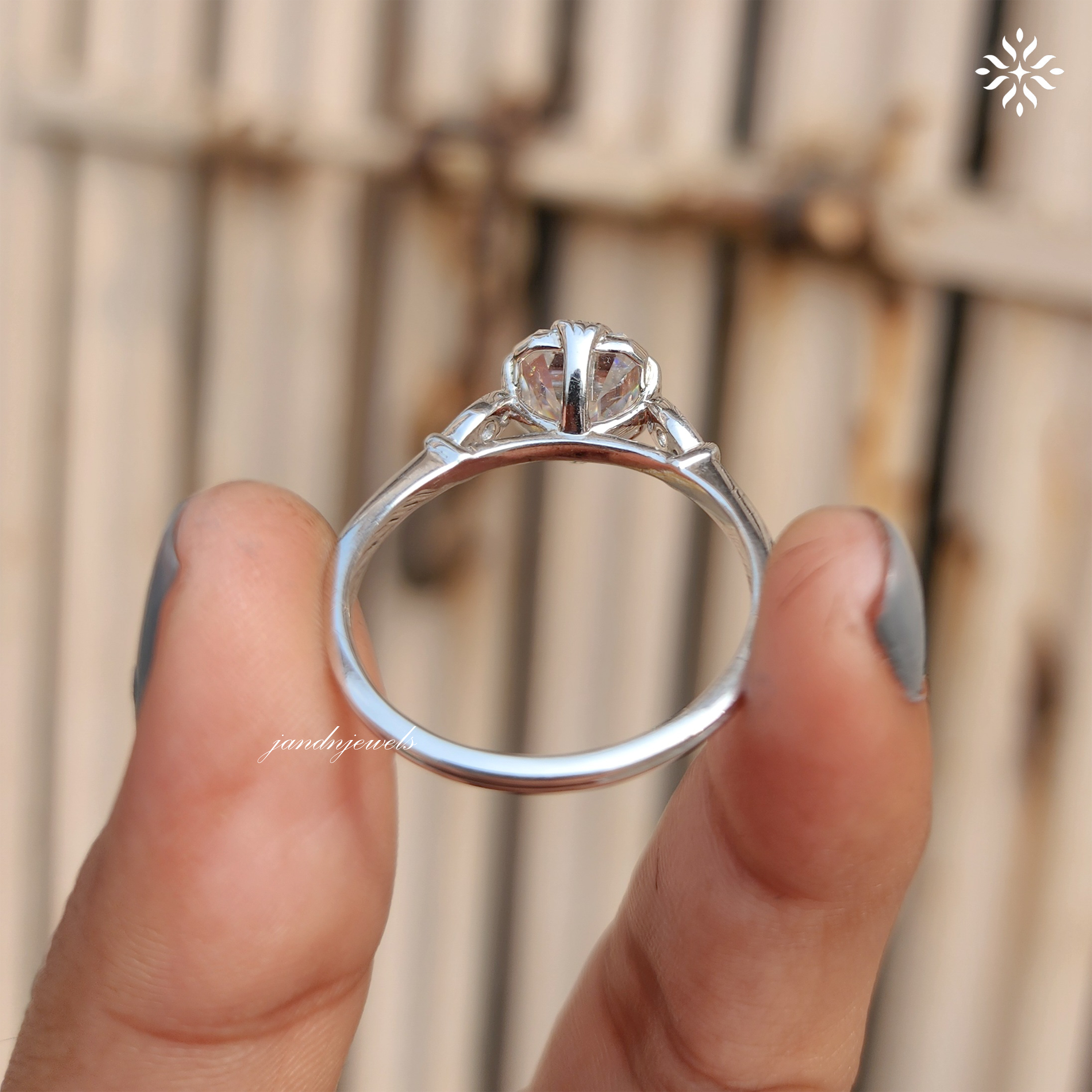 Asscher Cut Diamond Engagement Ring for Women IGI Certified Lab Grown Diamond Ring Vintage Style Ring Triple Prong Ring Anniversary Gift