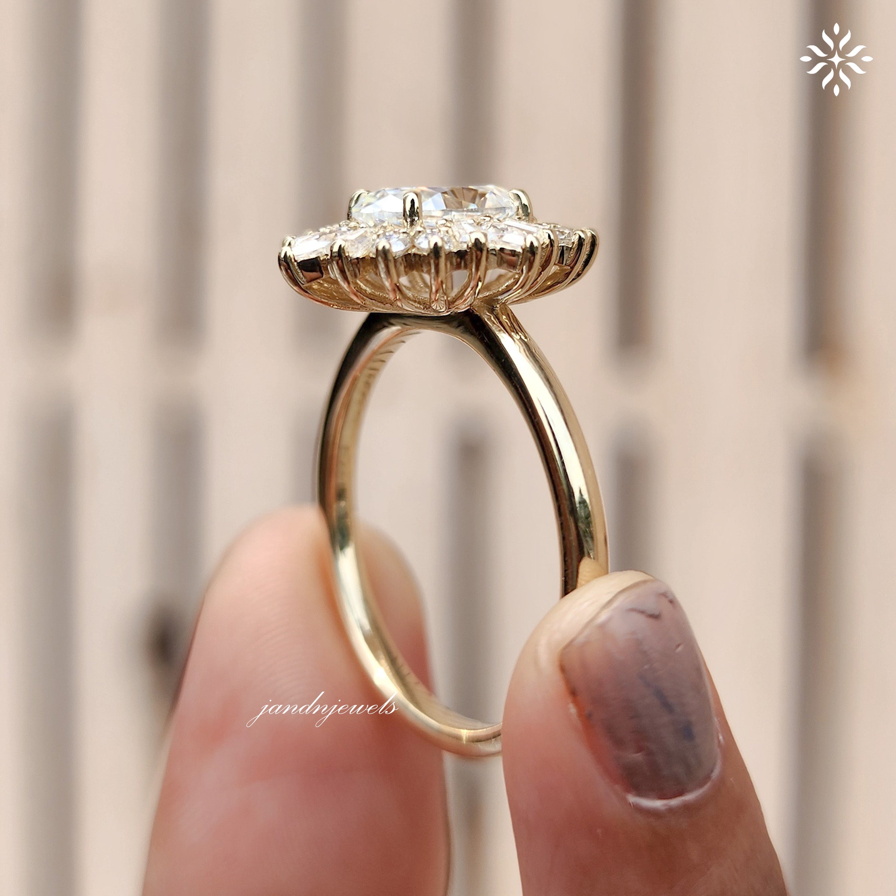 Starburst Oval Cut Moissanite Engagement Ring Art Deco Ring Oval Cut Ring 14k Gold Ring Wedding Ring Diamond Ring Anniversary Ring