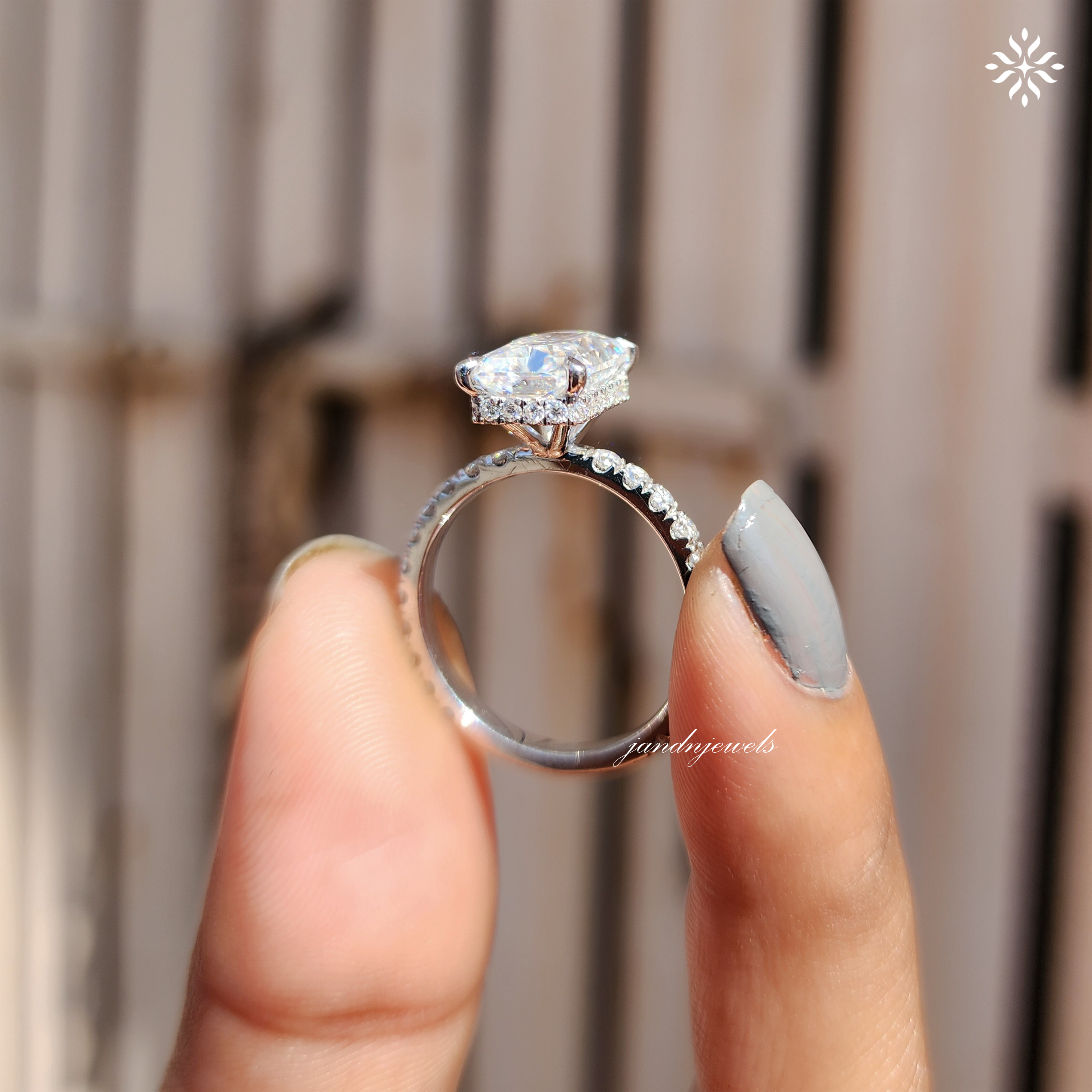 1.25 Carats Radiant Cut Engagement Ring Wedding Ring Sterling Silver Solitaire Ring Promise Ring Half Eternity Band Silver Wedding Ring