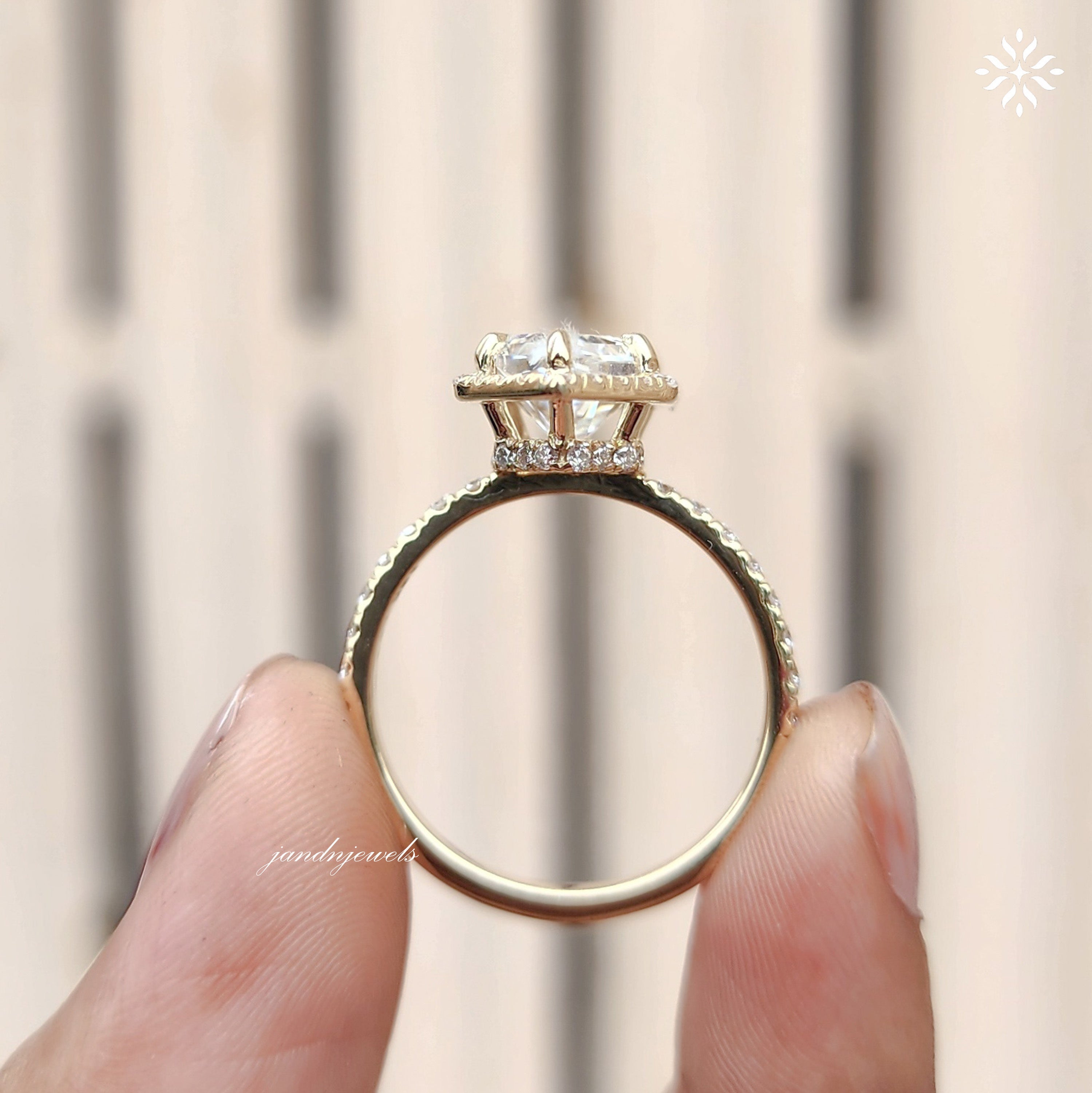 3CT Dutch Marquise Cut Moissanite Engagement Ring 14K Gold Halo Pave Band Hidden Halo Wedding Ring Anniversary Gift Proposal Ring For Her