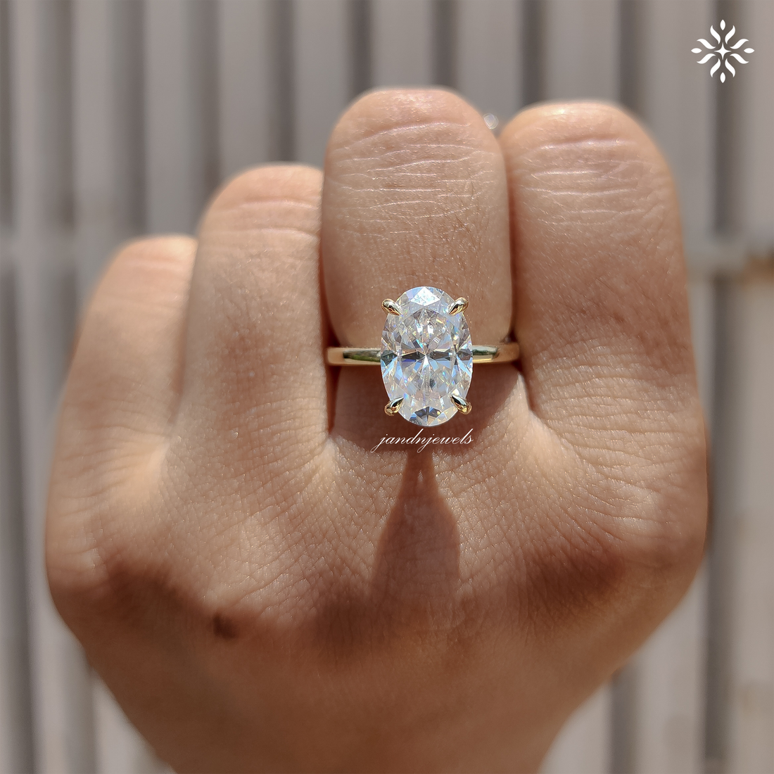 3CT Oval Cut Moissanite Engagement Ring Hidden Halo Diamond Ring 14K Solid Gold Ring Solitaire Ring