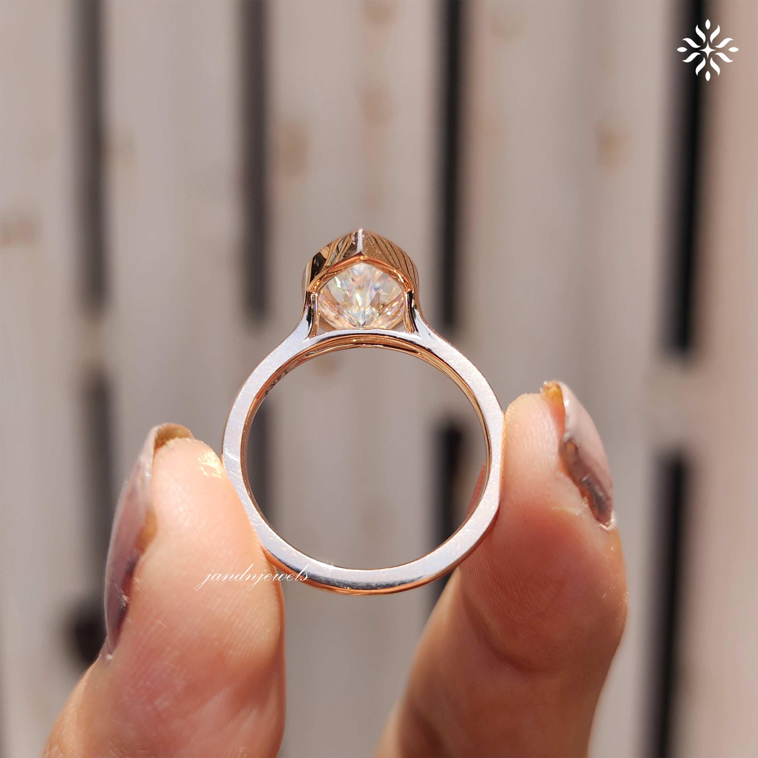2CT Marquise Cut Moissanite Engagement Ring Classic Bezel Set Ring 14K Solid Gold Ring Wedding Ring Solitaire Ring Anniversary Ring