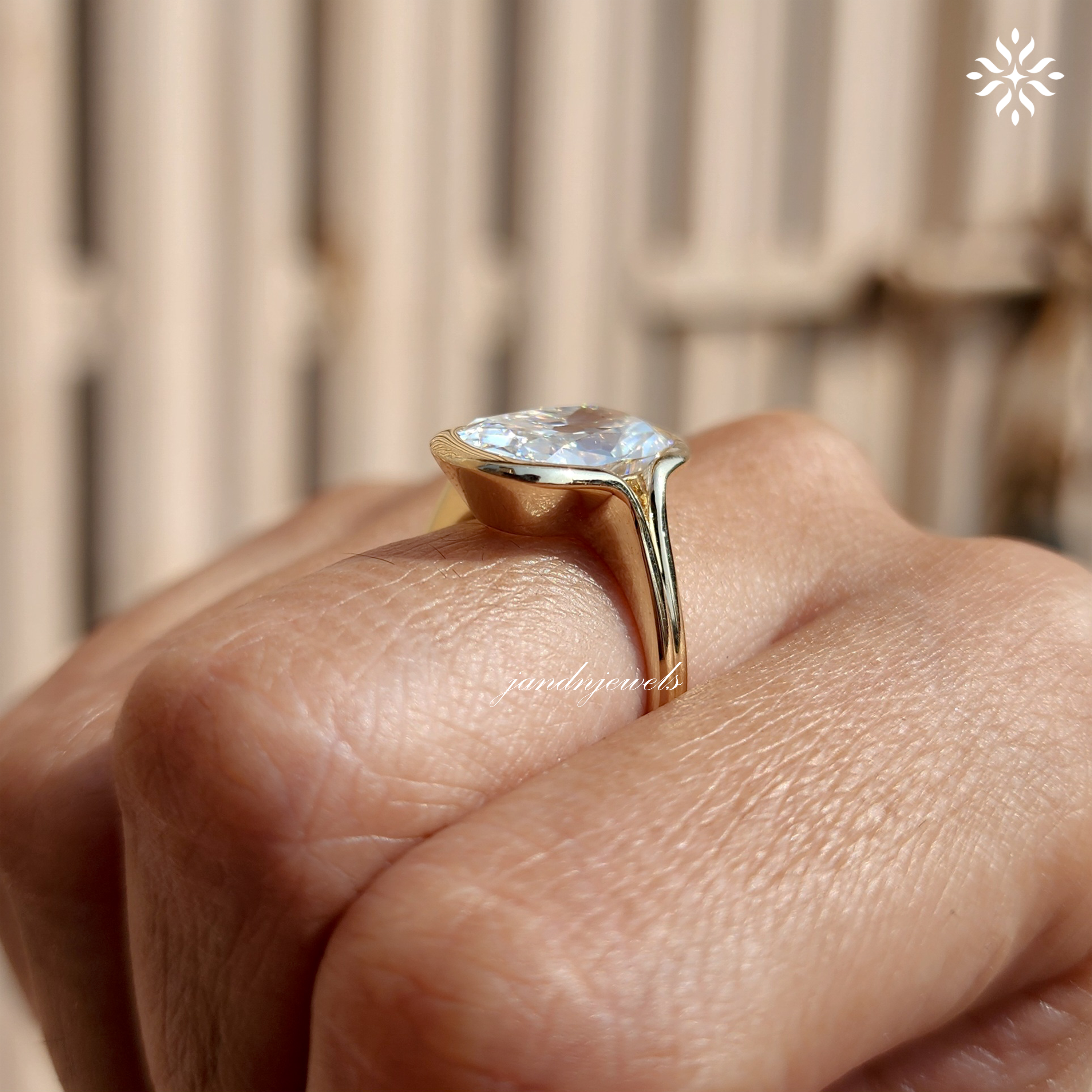 5CT Elongated Old Mine Cushion Cut Moissanite Ring Antique Cushion Diamond Ring 14K Solid Gold Ring Vintage Style Ring