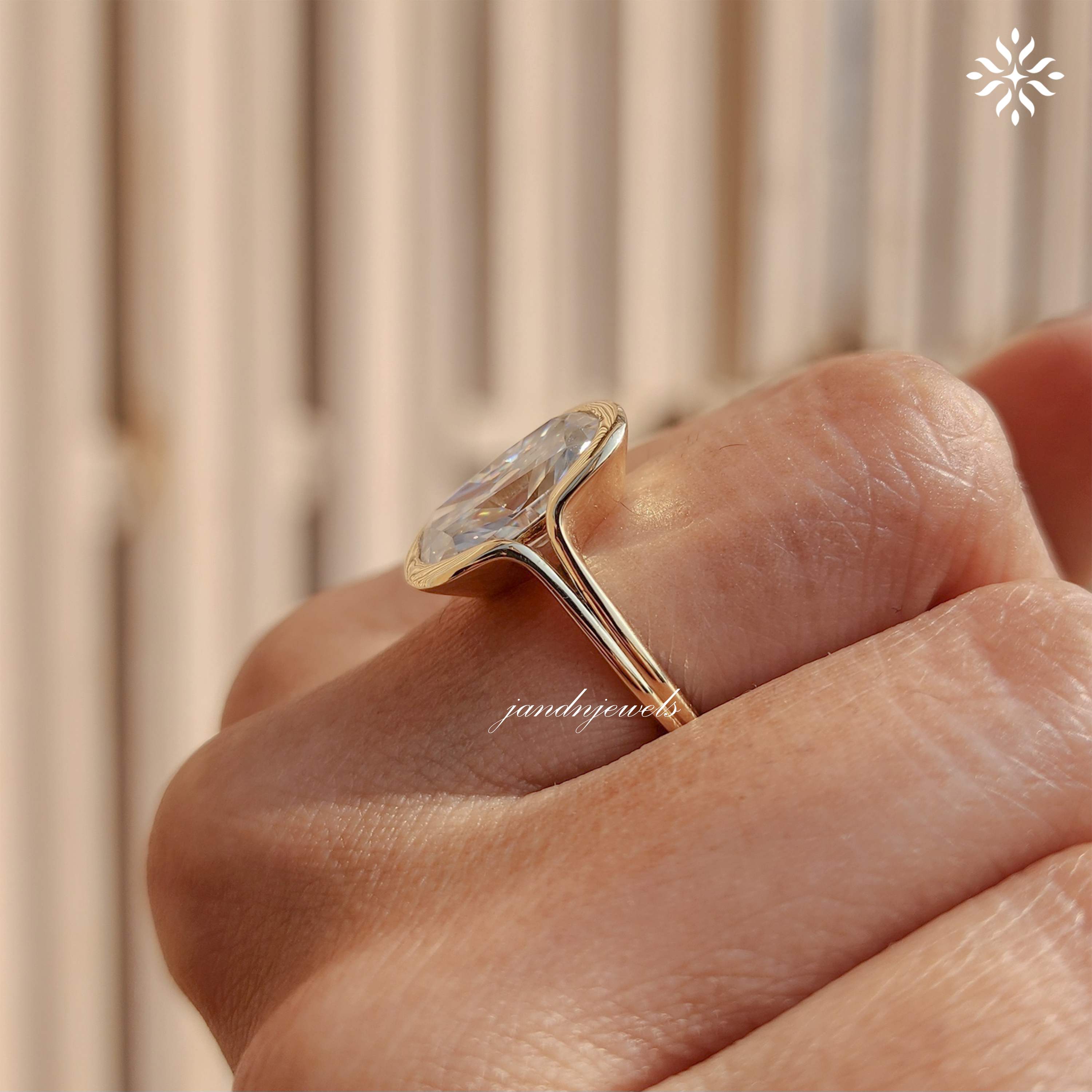 5CT Elongated Old Mine Cushion Cut Moissanite Ring Antique Cushion Diamond Ring 14K Solid Gold Ring Vintage Style Ring