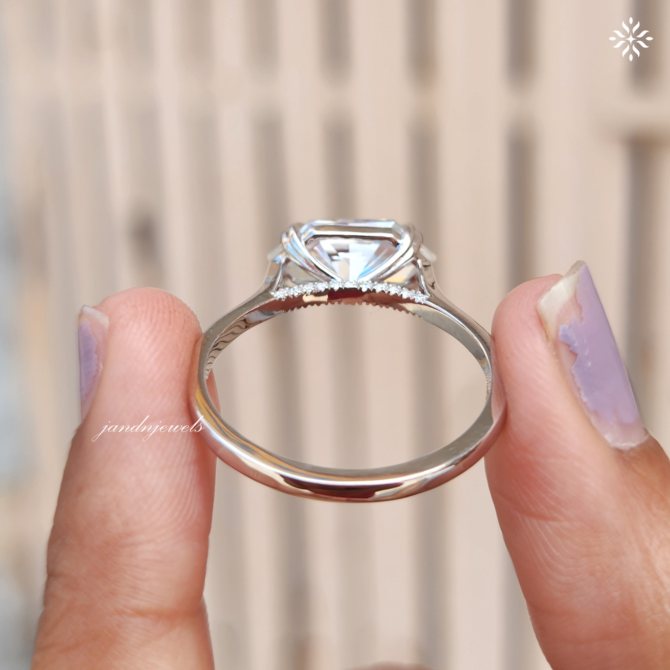 3CT Dutch Marquise Moissanite Ring 14K Gold Engagement Ring East West Dutch Marquise Ring Hidden Halo Ring Double Claw Prong Ring for Her