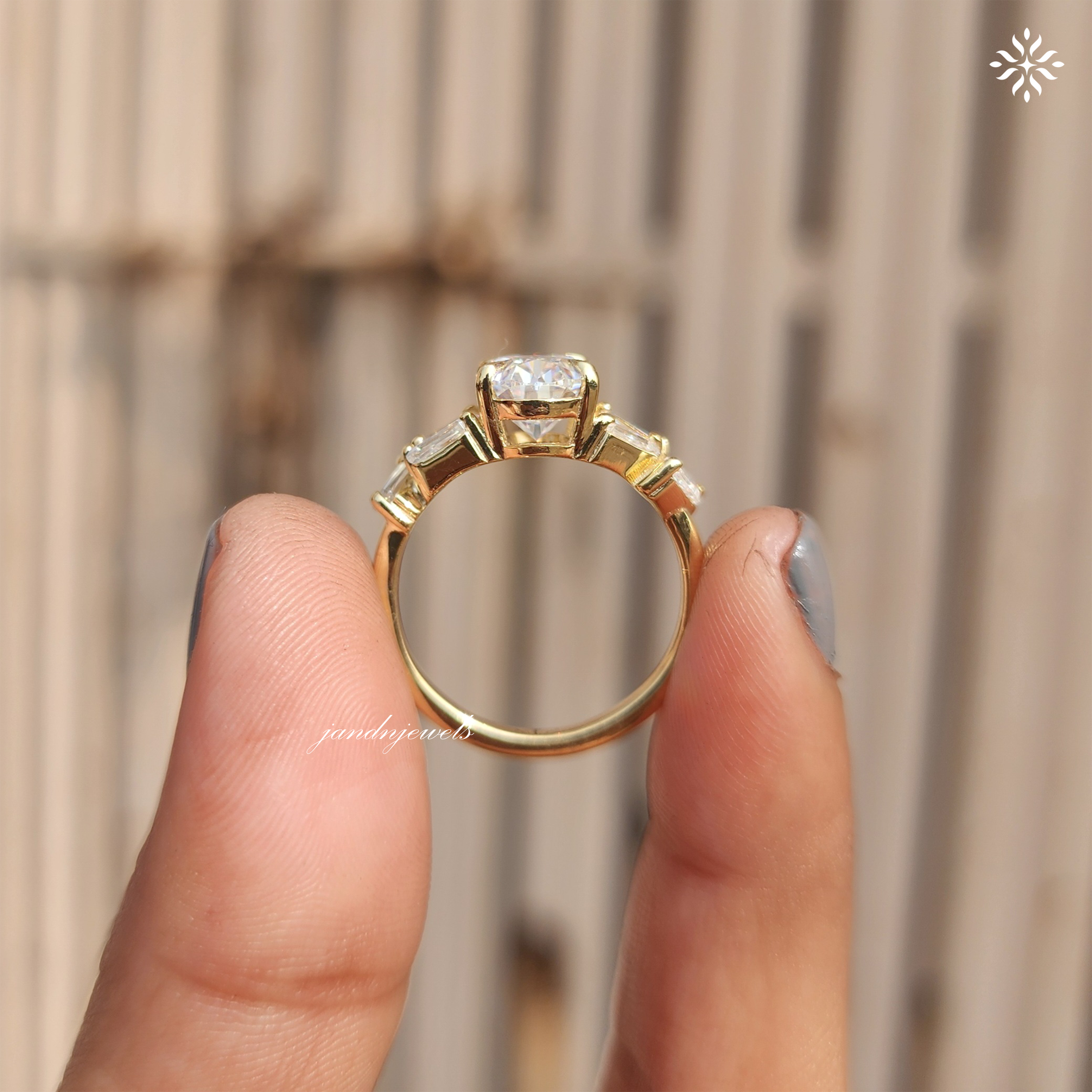 Oval Cluster Moissanite Engagement Ring Side Stone Baguette Ring 14k Gold Ring Wedding Ring Promise Ring for Woman Anniversary Ring