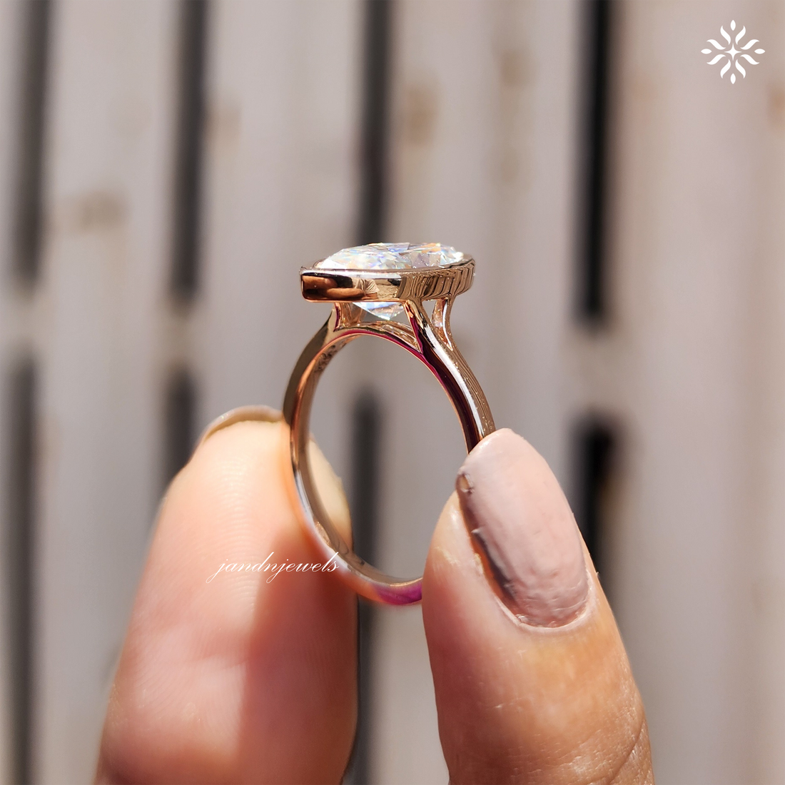 2CT Marquise Cut Moissanite Engagement Ring Classic Bezel Set Ring 14K Solid Gold Ring Wedding Ring Solitaire Ring Anniversary Ring